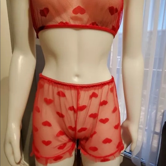 2pcs Red Sheer Set - Picture 7 of 9
